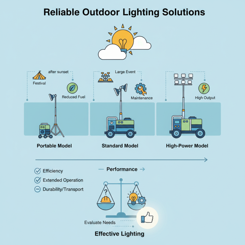 Top Light Tower Diesel Generator Models for Reliable Outdoor Lighting Solutions?