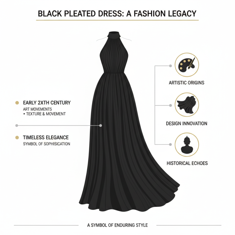 What is a Black Pleated Dress and How to Style It?