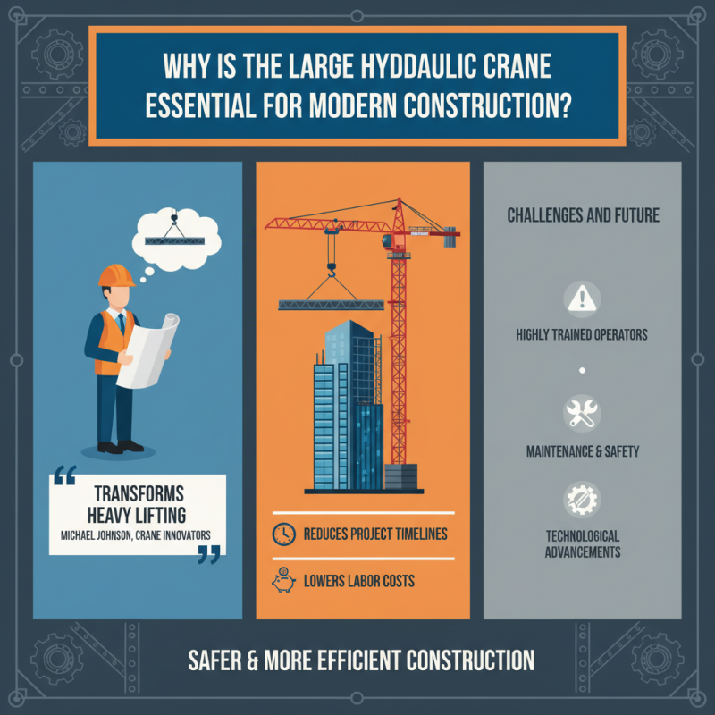 Why is the Large Hydraulic Crane Essential for Modern Construction?