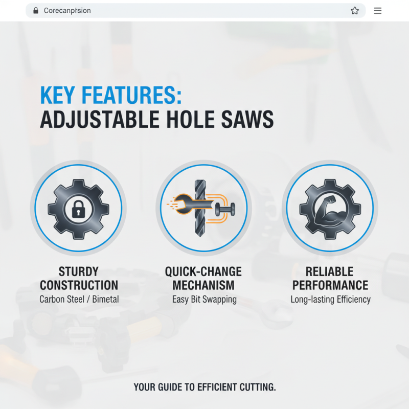 2026 Best Adjustable Hole Saw for Efficient Cutting Solutions?
