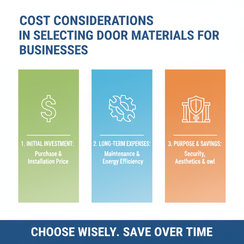 Why Choosing the Right Doors Materials Matters for Your Business?