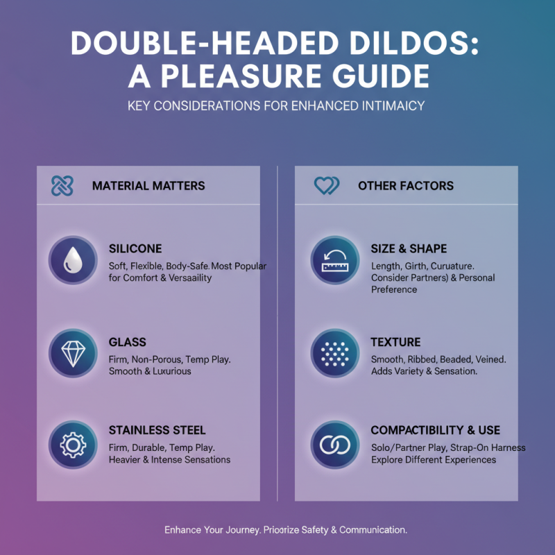 2026 How to Choose the Best Double Headed Dildos for Pleasure?