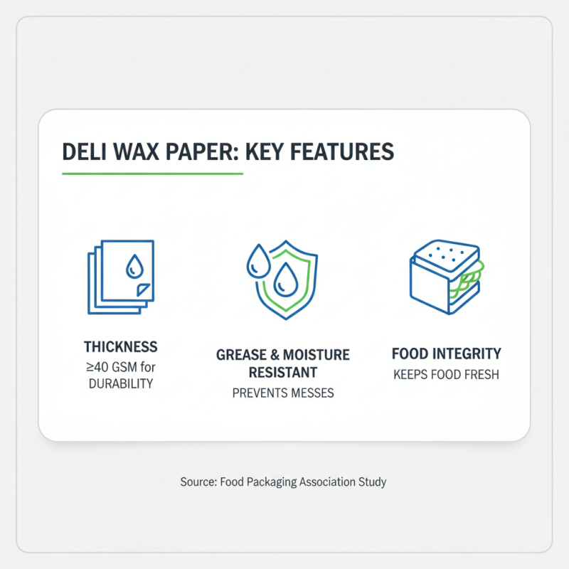 2026 Best Deli Wax Paper Sheet for Food Preparation and Storage?