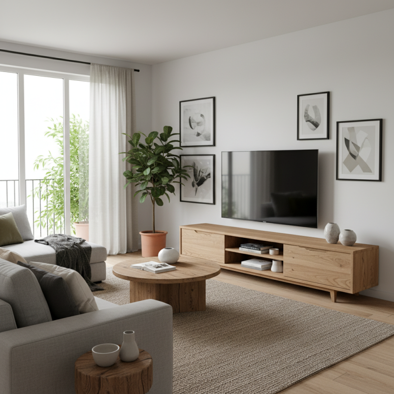 Why Choose a Modern Wood TV Unit for Your Living Room?