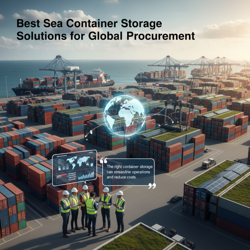 Best Sea Container Storage Solutions for Global Procurement?
