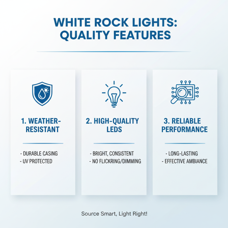 Best Tips for Sourcing Quality White Rock Lights Online?