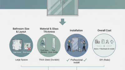 How to Choose Frameless Sliding Shower Doors for Your Bathroom?