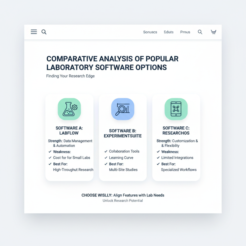 Top 10 Laboratory Software Solutions for Enhanced Research Efficiency?