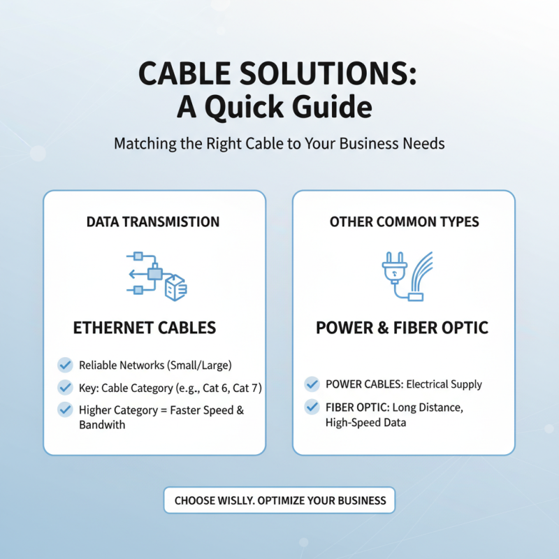 Why Choose the Best Cables Solutions for Your Business Needs?