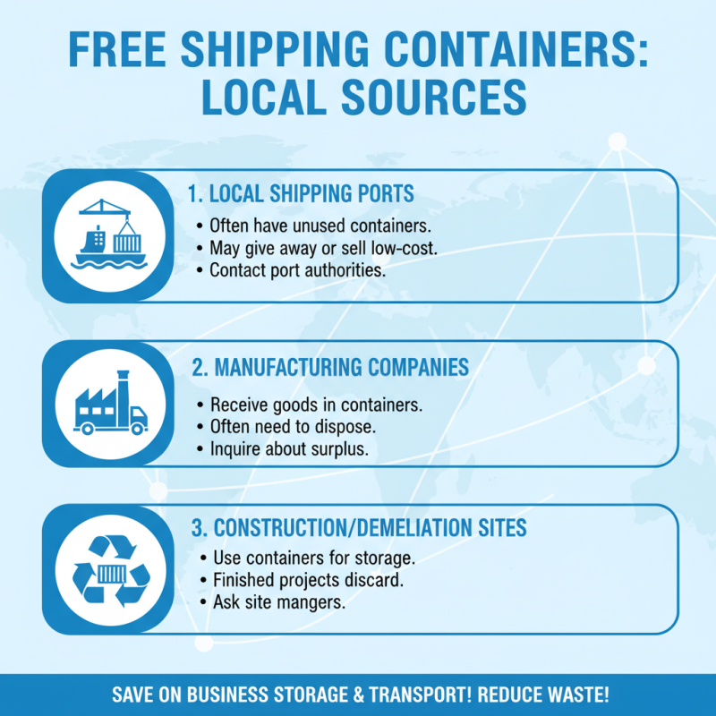 How to Find Free Shipping Containers for Your Business Needs?