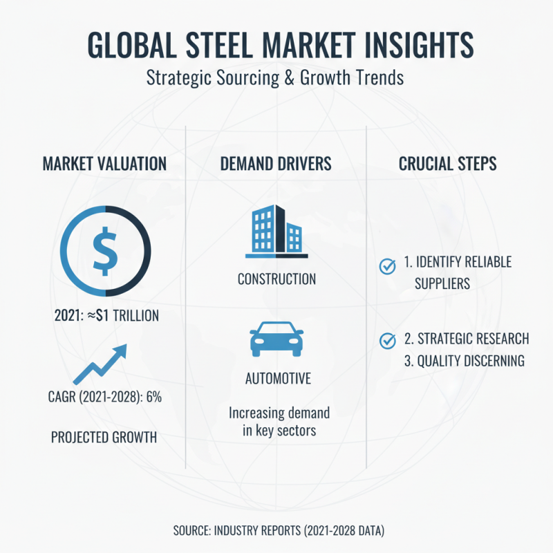 How to Source Steel Metal for Your Global Procurement Needs?