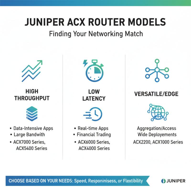 How to Choose the Right Juniper ACX Router for Your Needs?