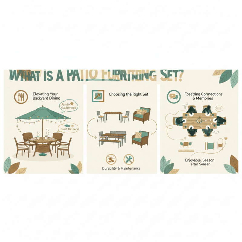 What is a Patio Furniture Dining Set and Why Do You Need One?