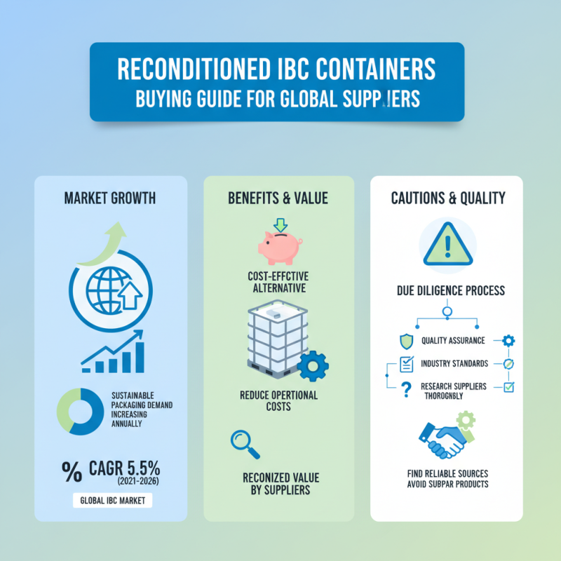 Reconditioned IBC Containers Buying Guide for Global Suppliers