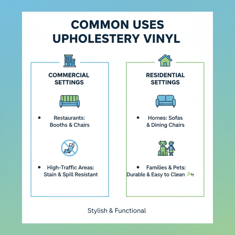 What is Upholstery Vinyl and How is it Used in Furniture?