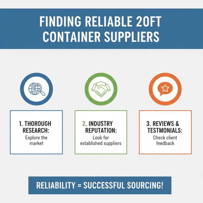 What is a 20ft container and how to source one?