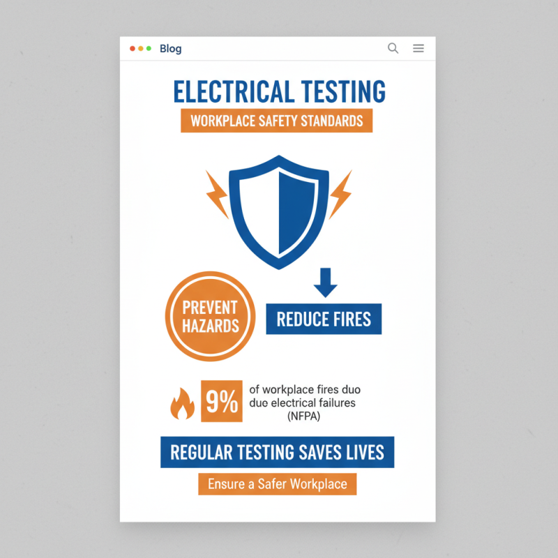 Why is Electrical Testing Safety Crucial for Every Workplace?