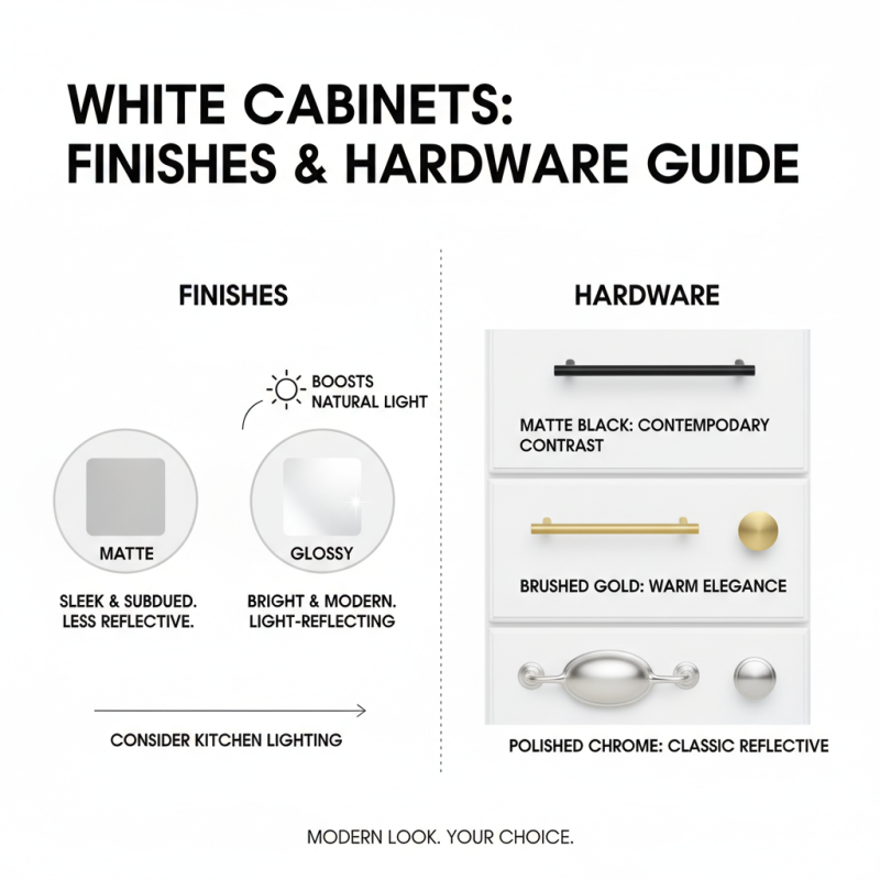 How to Choose White Kitchen Cabinets for a Modern Look?