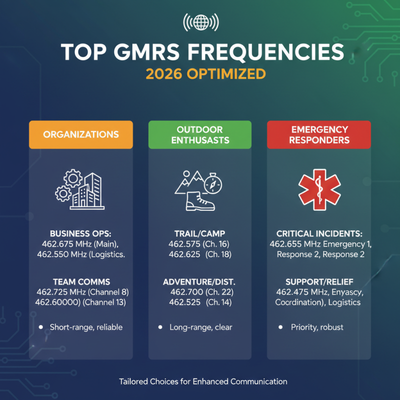 Top GMRS Frequencies for Effective Communication in 2026?