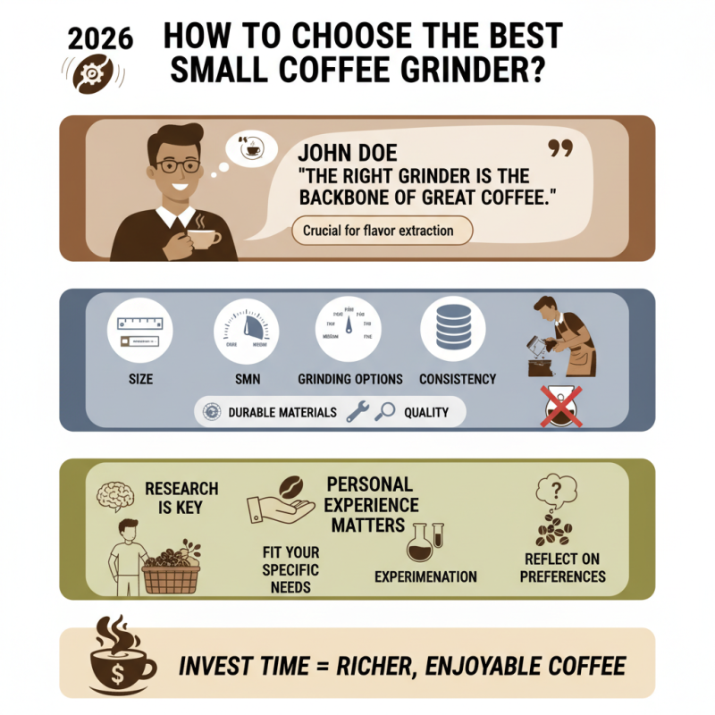 2026 How to Choose the Best Small Coffee Grinder?