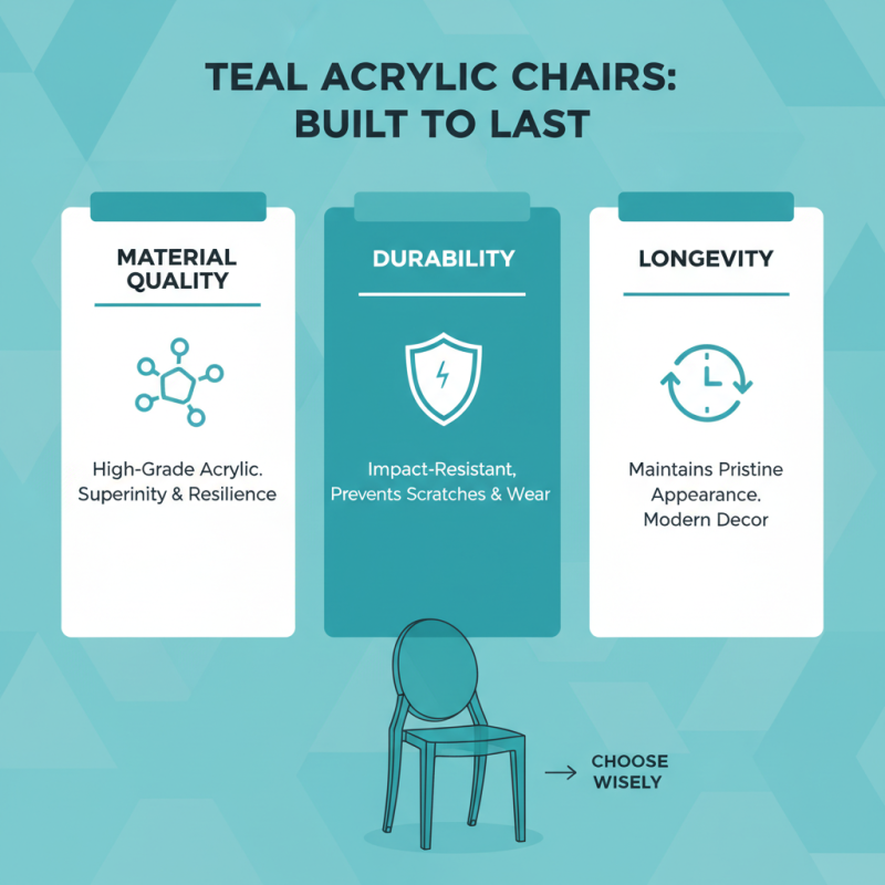 How to Choose the Perfect Teal Acrylic Chair for Your Home Decor?