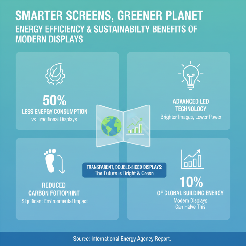 What are the Benefits of Transparent Double Sided Display Screens?