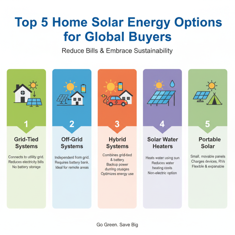 Top 5 Home Solar Energy Options for Global Buyers?