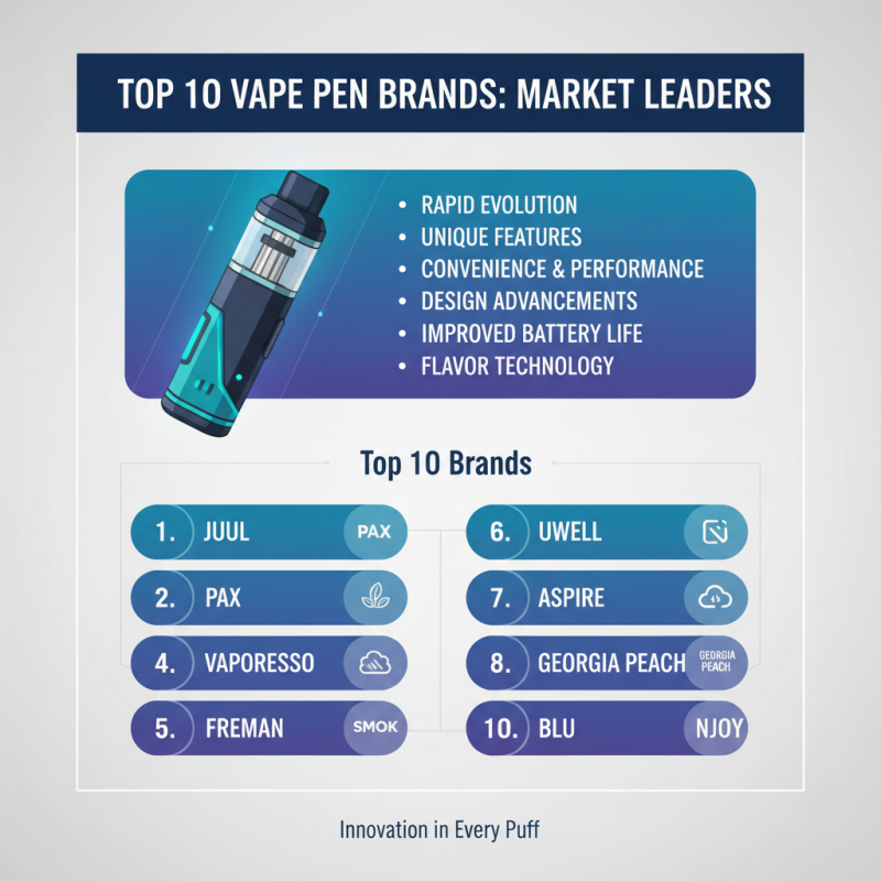 Top 10 Vape Pen Brands You Should Know About?