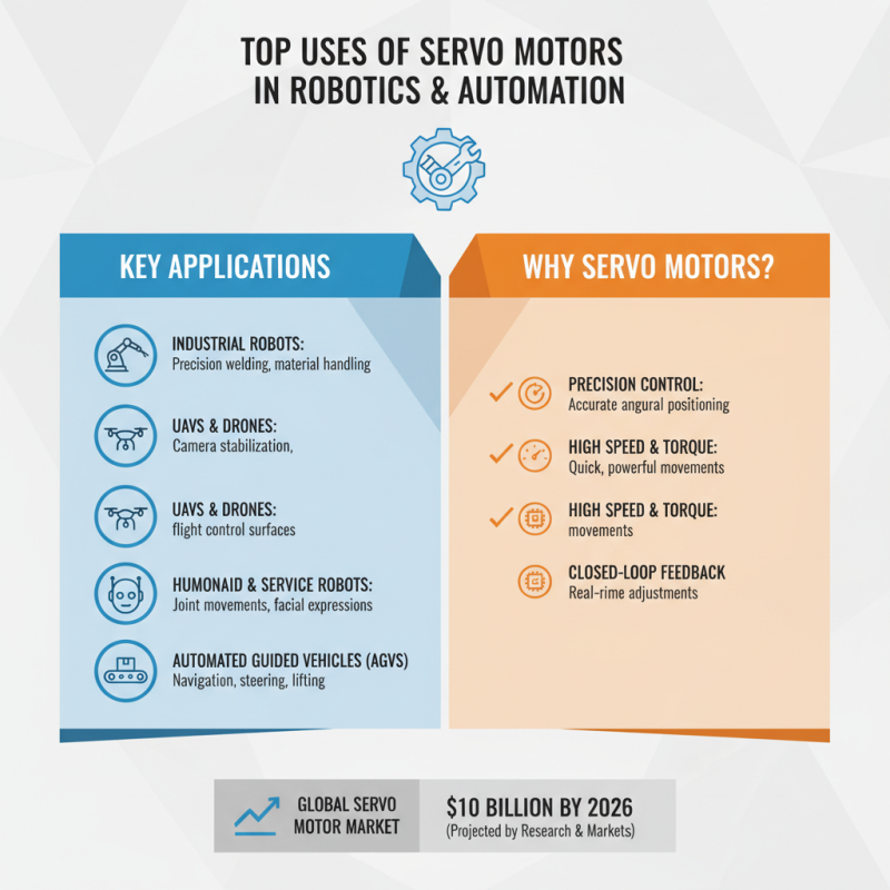 Top 10 Uses of Servo Motor in Modern Technology?