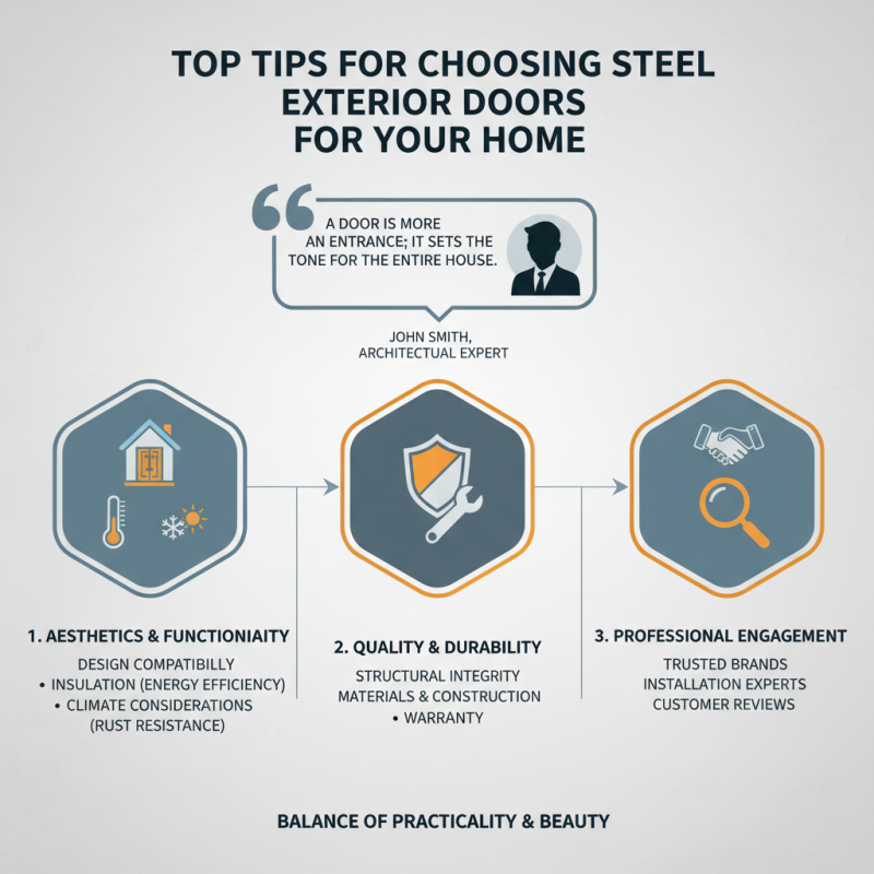 Top Tips for Choosing Steel Exterior Doors for Your Home?