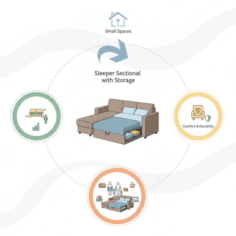 Top Sleeper Sectional with Storage Options for Small Spaces?