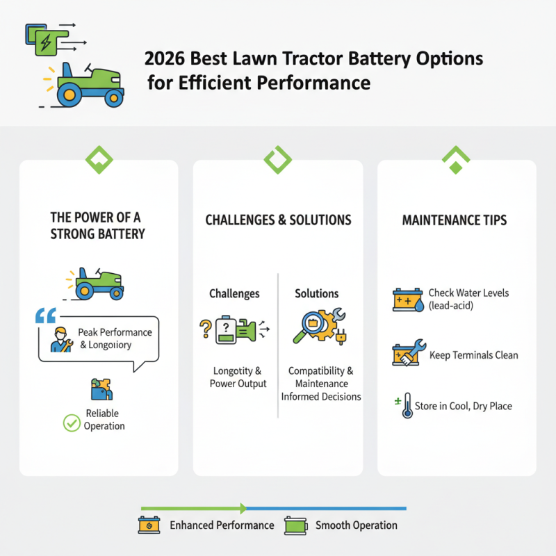 2026 Best Lawn Tractor Battery Options for Efficient Performance