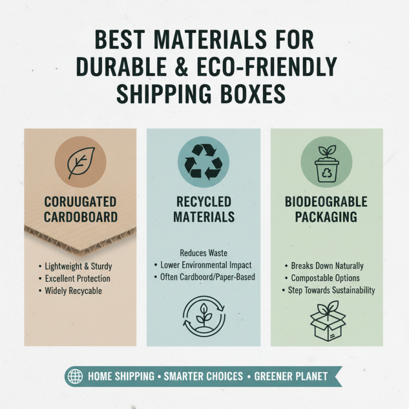 Top Shipping Boxes for Home Use in 2026 What to Choose?