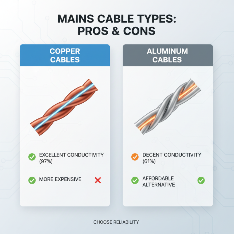 2026 Best Mains Cable Options for Reliable Power Supply Solutions?