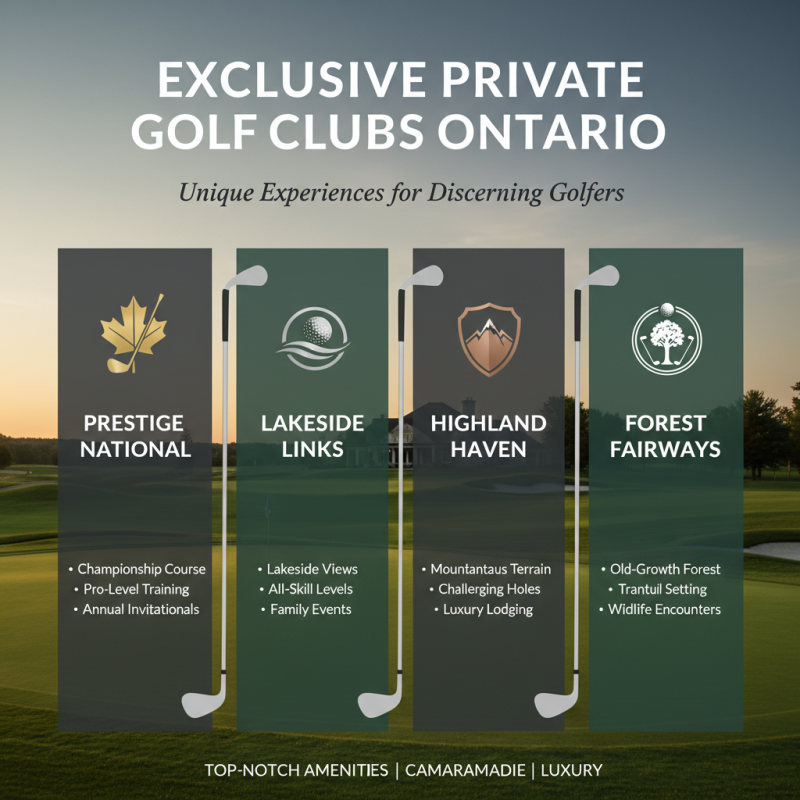 Top Golf Courses in Ontario for Every Skill Level?