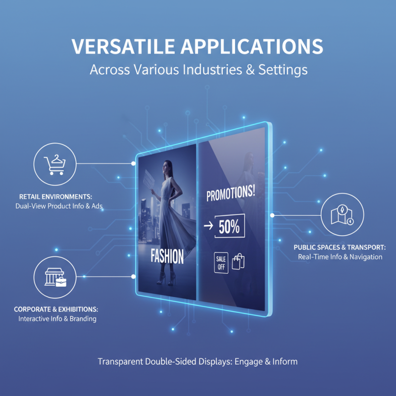 What are the Benefits of Transparent Double Sided Display Screens?