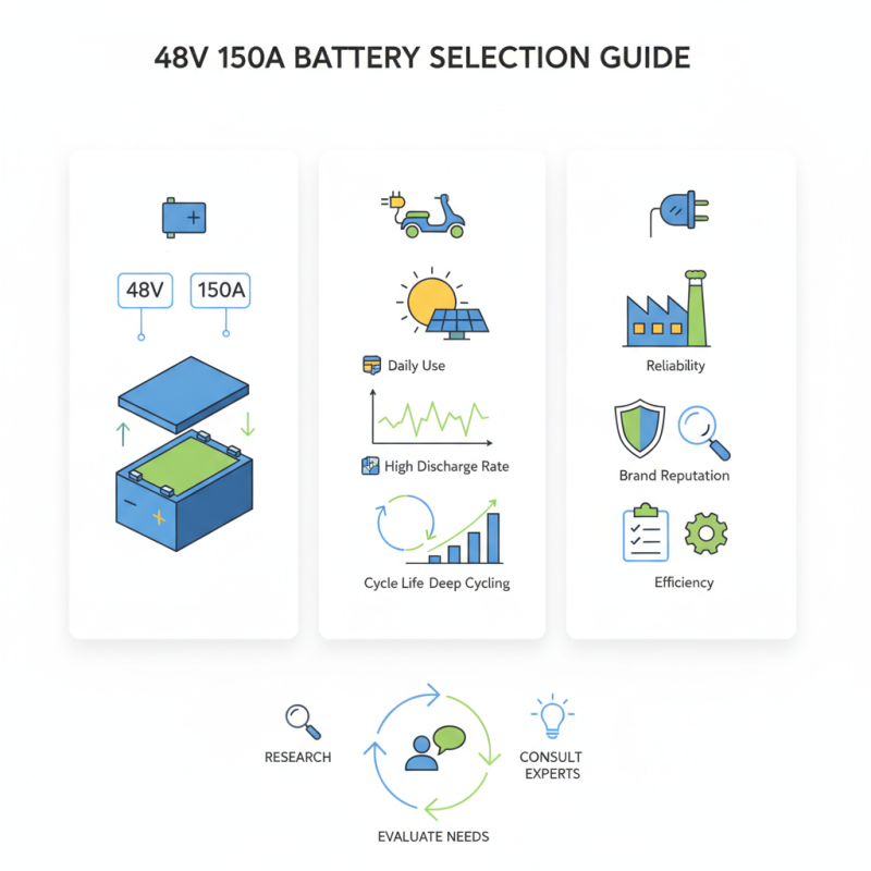 How to Choose the Right 48v 150amp Battery for Your Needs?