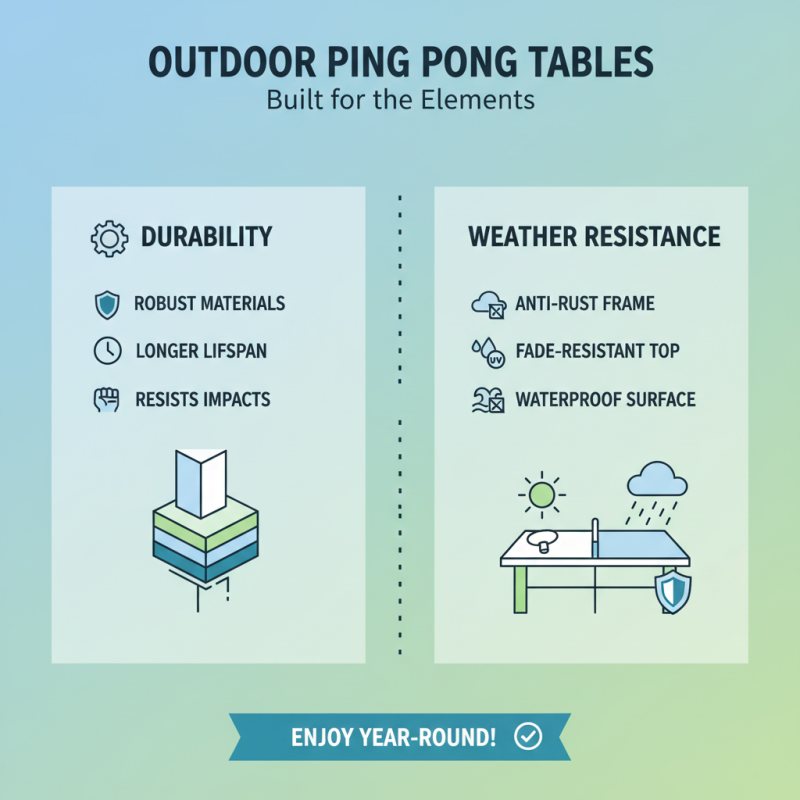 Why Choose an Outdoor Folding Table Tennis Table for Your Home?