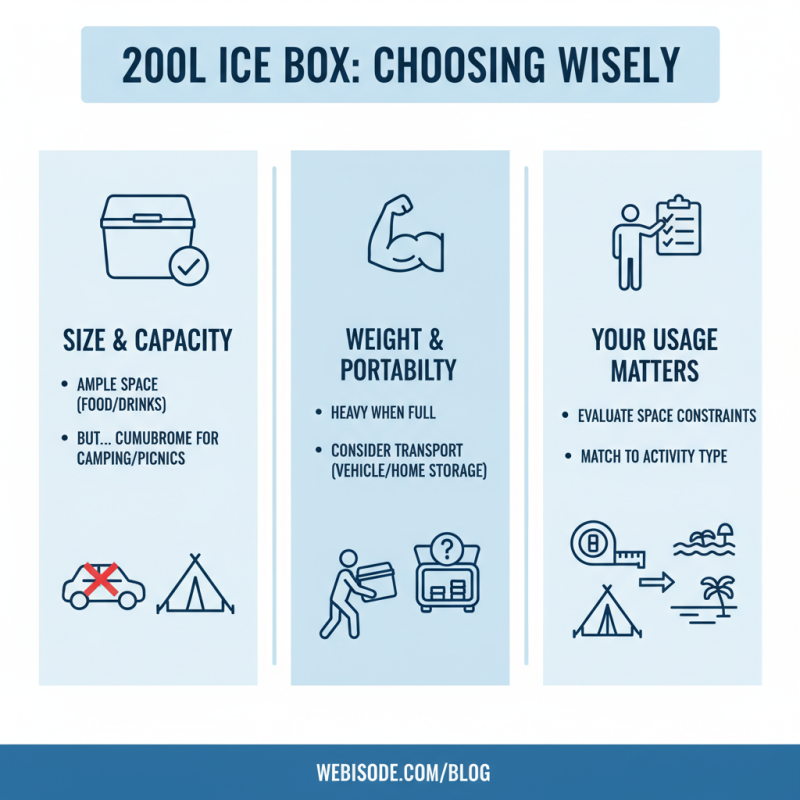 How to Choose the Best 200l Ice Box for Your Needs?