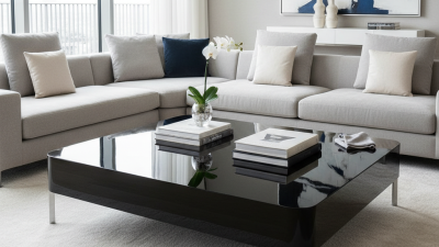 Why Choose a Modern High Gloss Black Coffee Table for Your Home?