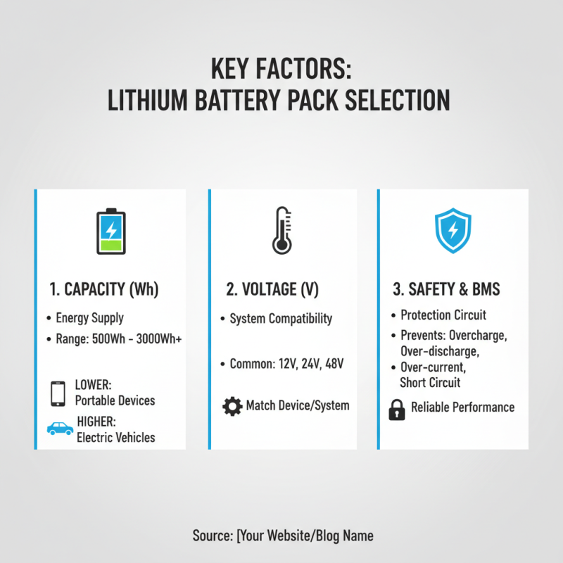 How to Choose the Right Lithium Battery Pack for Your Needs?
