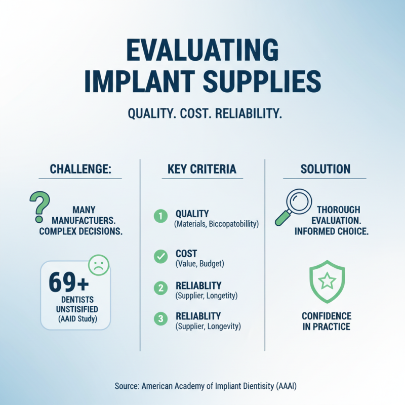 How to Choose the Best Implant Supplies for Your Dental Practice?