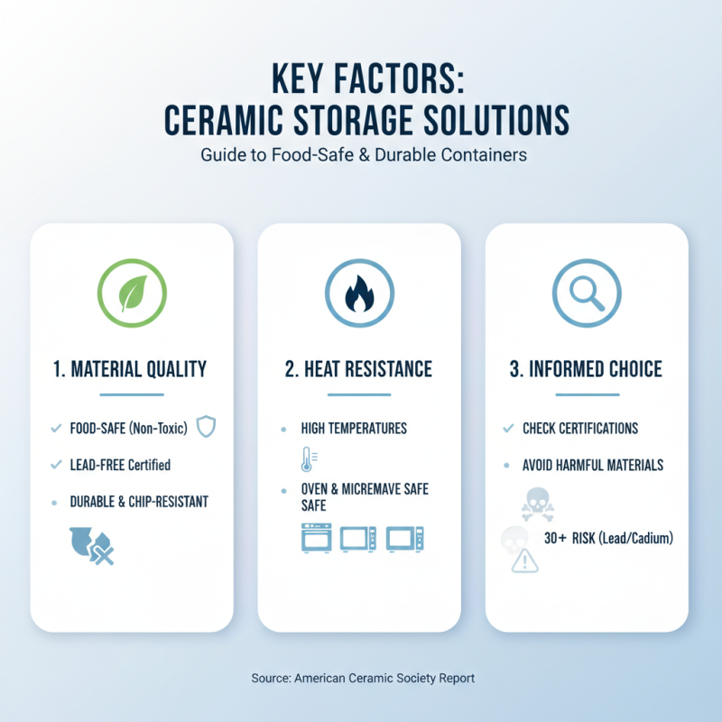 10 Essential Tips for Choosing Ceramic Food Storage Containers