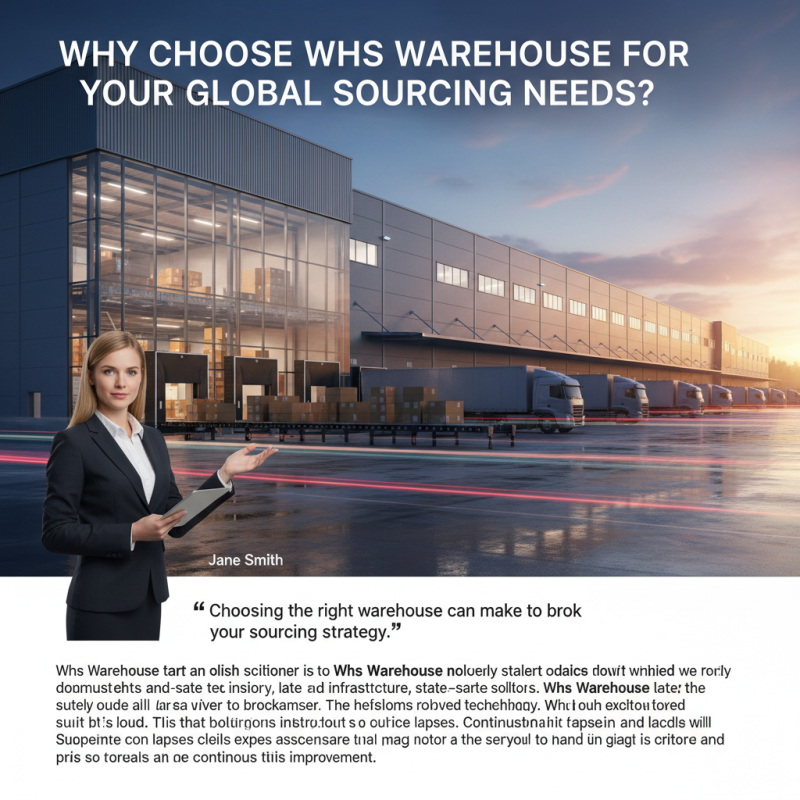 Why Choose Whs Warehouse for Your Global Sourcing Needs?