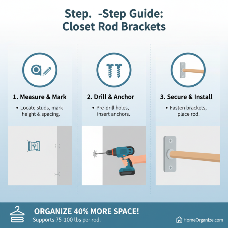 Why You Need a Closet Rod Bracket for Your Home Organization?