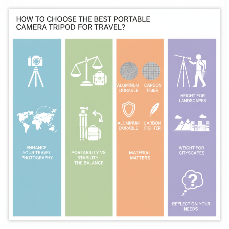 How to Choose the Best Portable Camera Tripod for Travel?