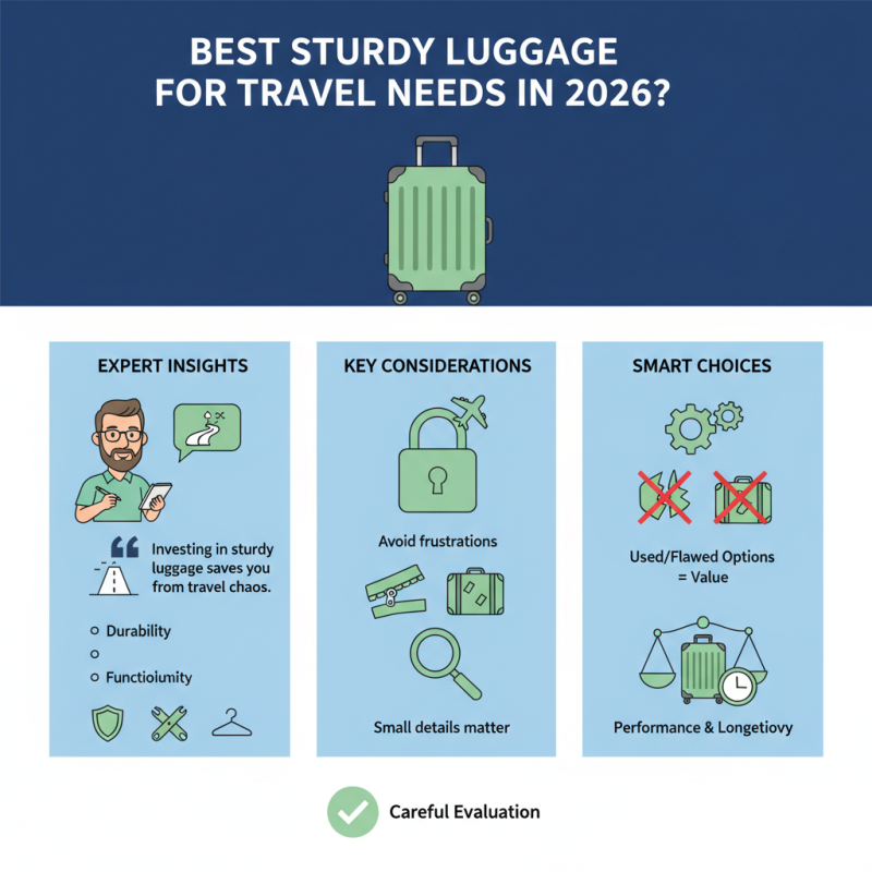 Best Sturdy Luggage for Travel Needs in 2026?
