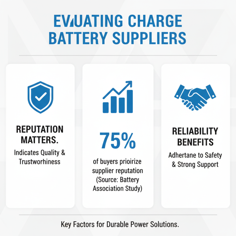 Top Factors to Consider When Choosing a Charge Battery Supplier?