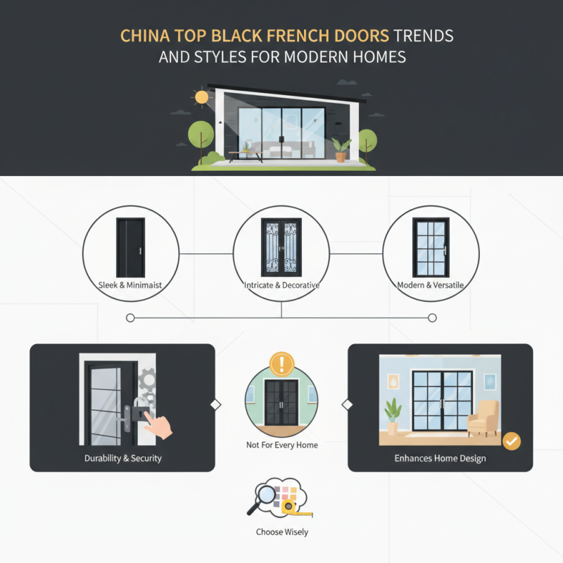 China Top Black French Doors Trends and Styles for Modern Homes?