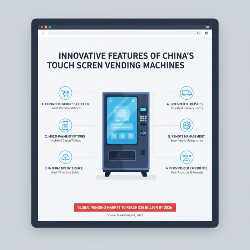 China Top Touch Screen Vending Machine for Global Buyers?